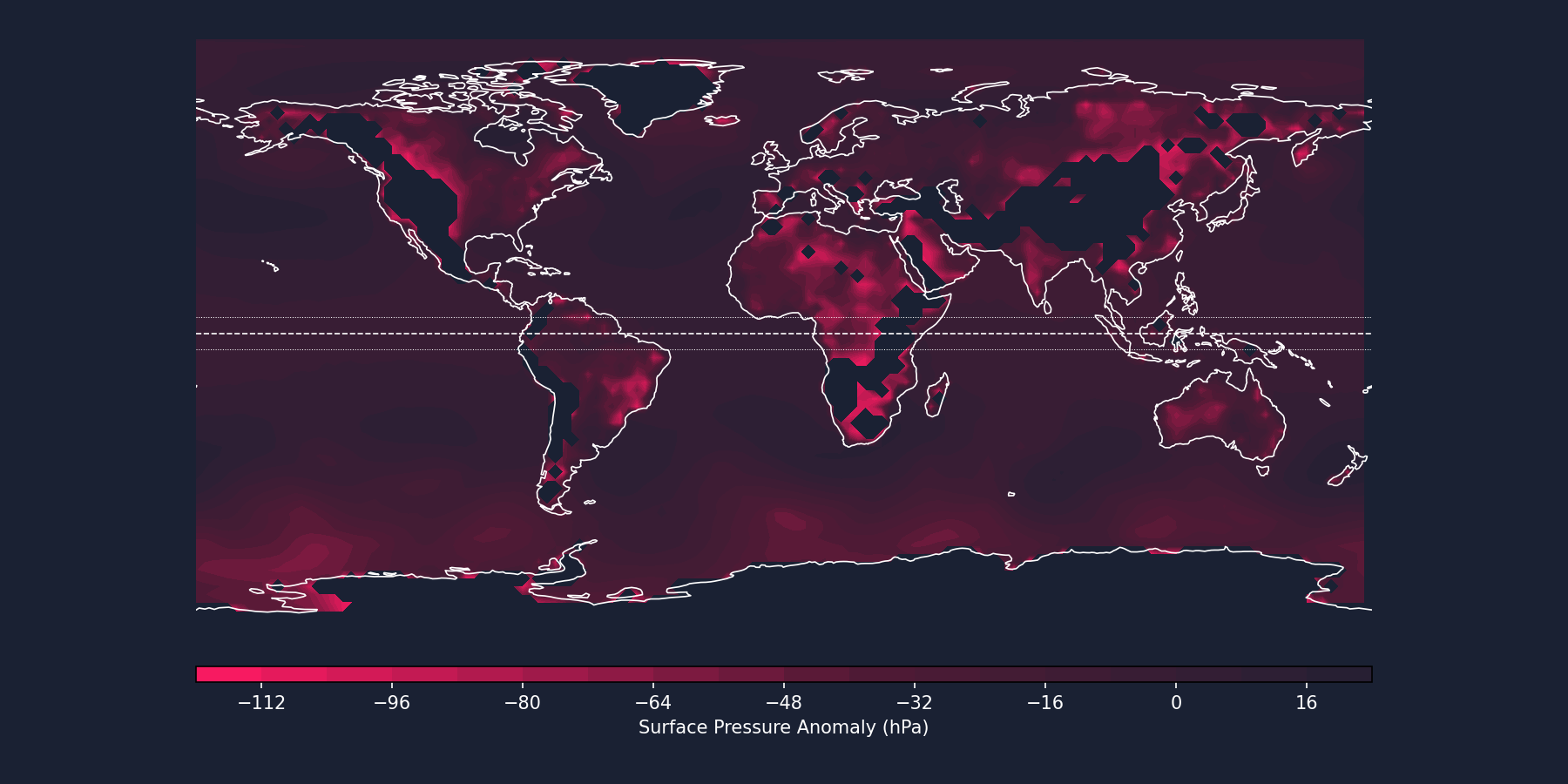 Surface Pressure Anomaly